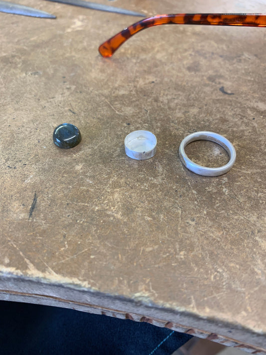 How much silver do I need to make my ring band ?